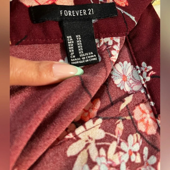 Forever 21 BohoChic Wide-Leg Floral Pants - Picture 4 of 4